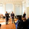 Staatsbibliothek Orenburg mit der Präsentation erster Übersetzungen aus dem Skript „Das Pfarrhaus“ durch drei russische Schauspieler, die die Hauptgestalten aus dem Roman in Ausschnitten vorstellen.